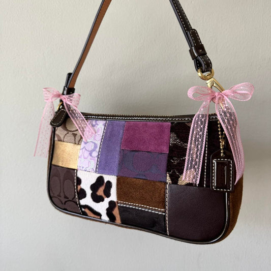 Rare 2005 Coach Patchwork Demi Baguette